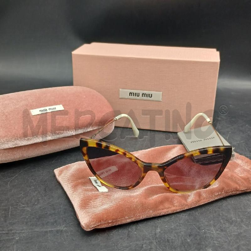 OCCHIALI DONNA MIU MIU TARTARUGATO MARRONE  | Mercatino dell'Usato Roma garbatella 1