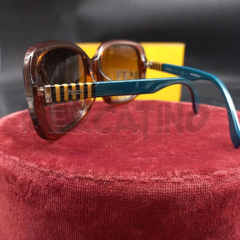 OCCHIALI D FENDI MARRONE E BLU  | Mercatino dell'Usato Roma garbatella 2