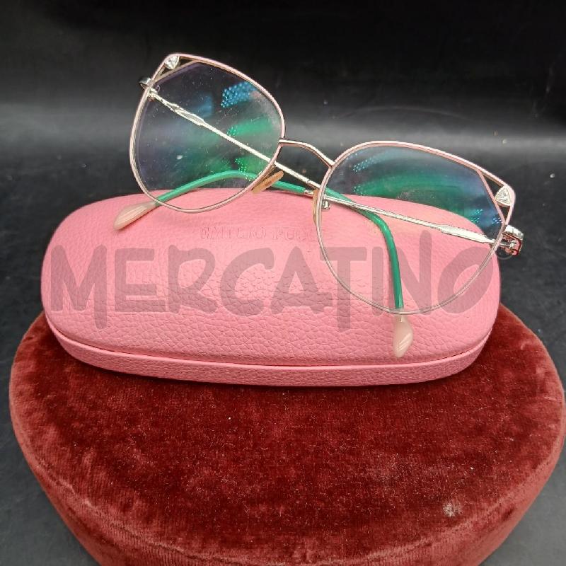 OCCHIALI MONTATURA PUCCI ROSA | Mercatino dell'Usato Roma garbatella 1