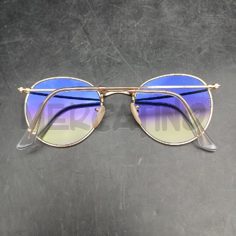 OCCHIALI RAY BAN BLU  | Mercatino dell'Usato Roma garbatella 3