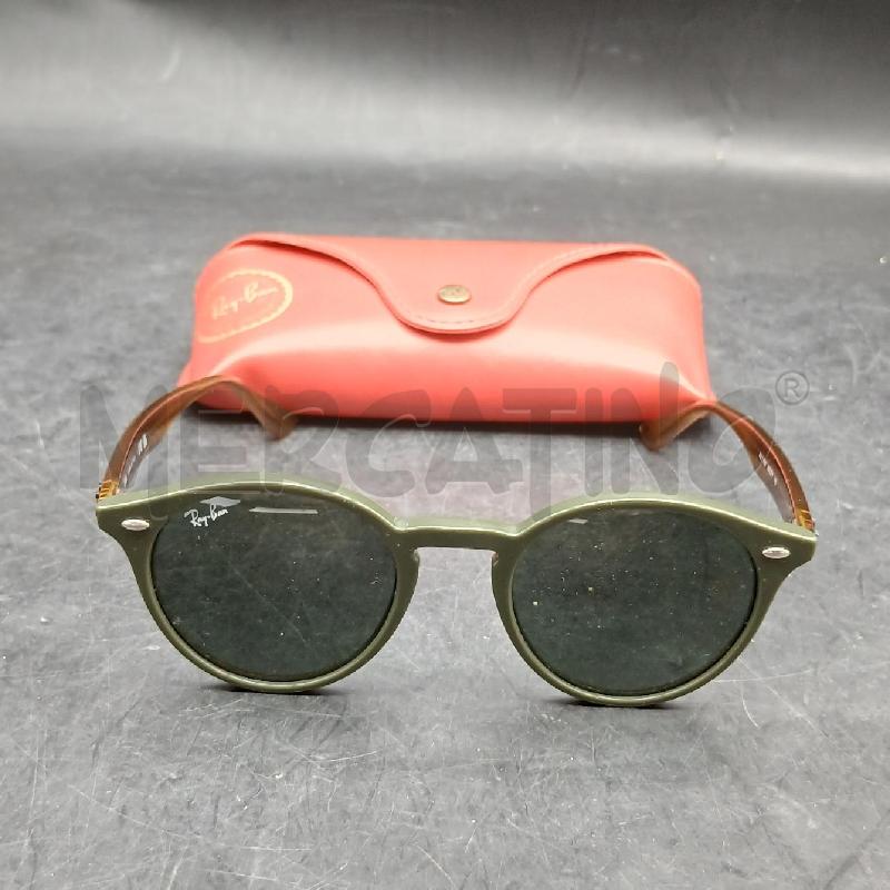 OCCHIALI  RAY BAN VERDE E MARRONE  | Mercatino dell'Usato Roma garbatella 1