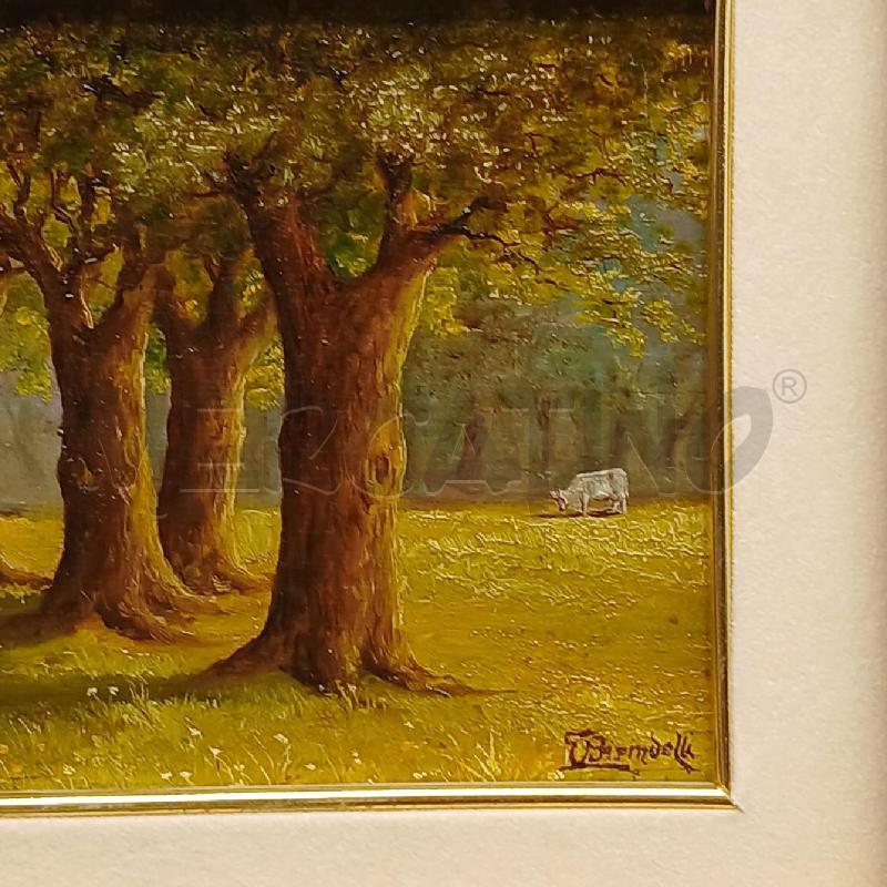 OLIO SU TAVOLA ALBERI PASCOLO BIRINDELLI | Mercatino dell'Usato Roma garbatella 2