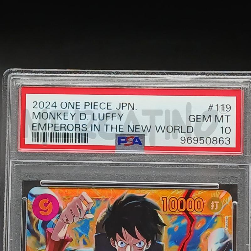 ONE PIECE LUFFY OP09 - 119 PSA 10  | Mercatino dell'Usato Roma garbatella 3