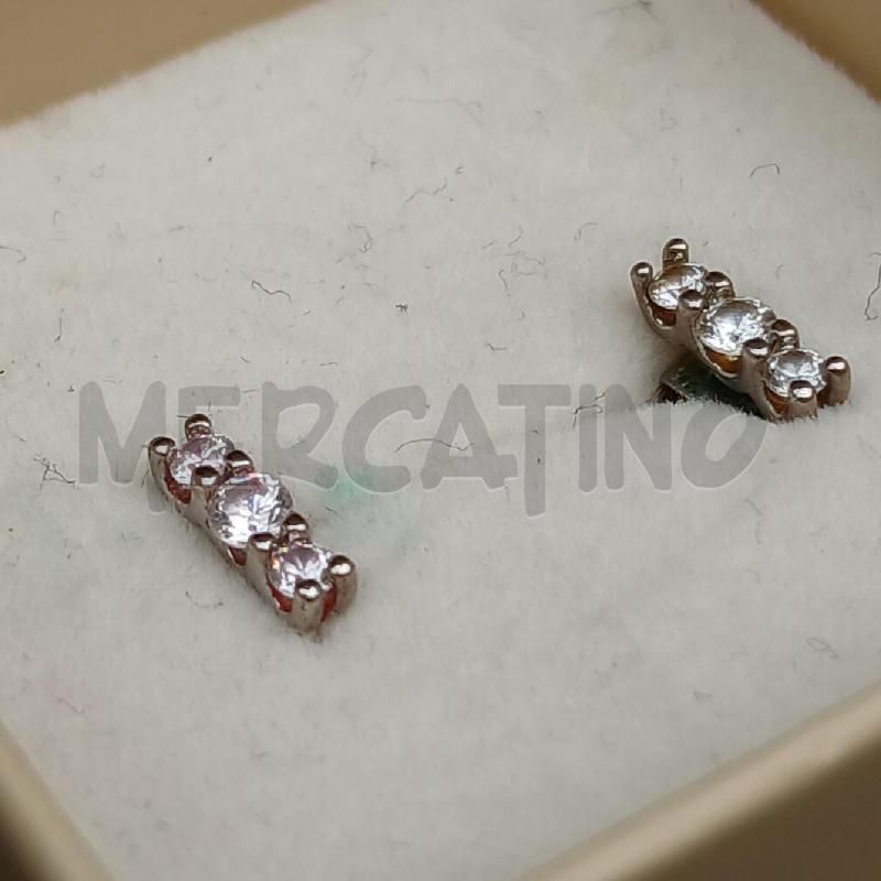 ORECCHINI ARG 3 STRASS | Mercatino dell'Usato Roma garbatella 3