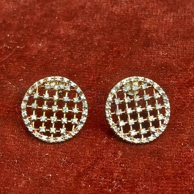 ORECCHINI ARG CERCHIO STRASS BIANCO  | Mercatino dell'Usato Roma garbatella 1