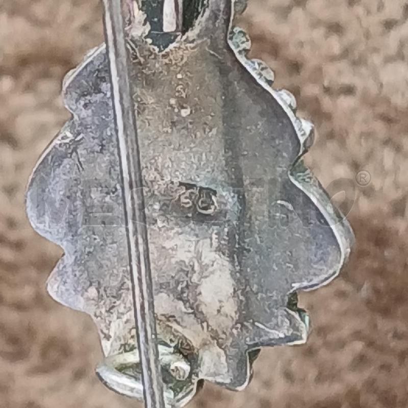 ORECCHINI ARG DET PIETRA TURCHESE | Mercatino dell'Usato Roma garbatella 4