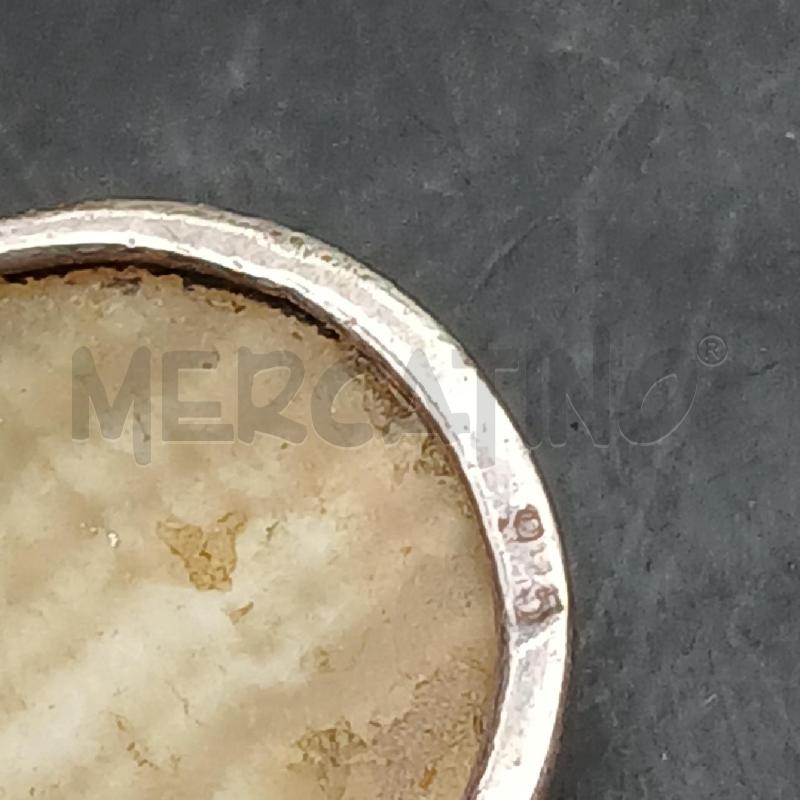 ORECCHINI ARG PEND CERCHIO BEIGE SFUMATO  | Mercatino dell'Usato Roma garbatella 4