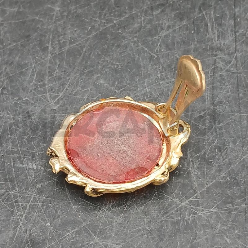 ORECCHINI DOR DET PIETRA ARANCIONE  | Mercatino dell'Usato Roma garbatella 3