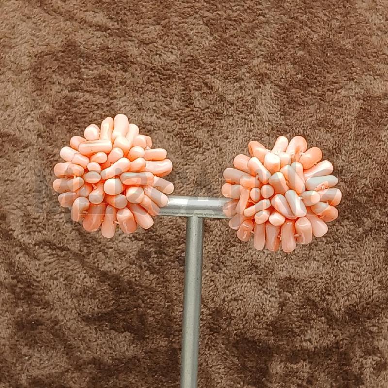 ORECCHINI LIP CORALLINI ROSA | Mercatino dell'Usato Roma garbatella 1