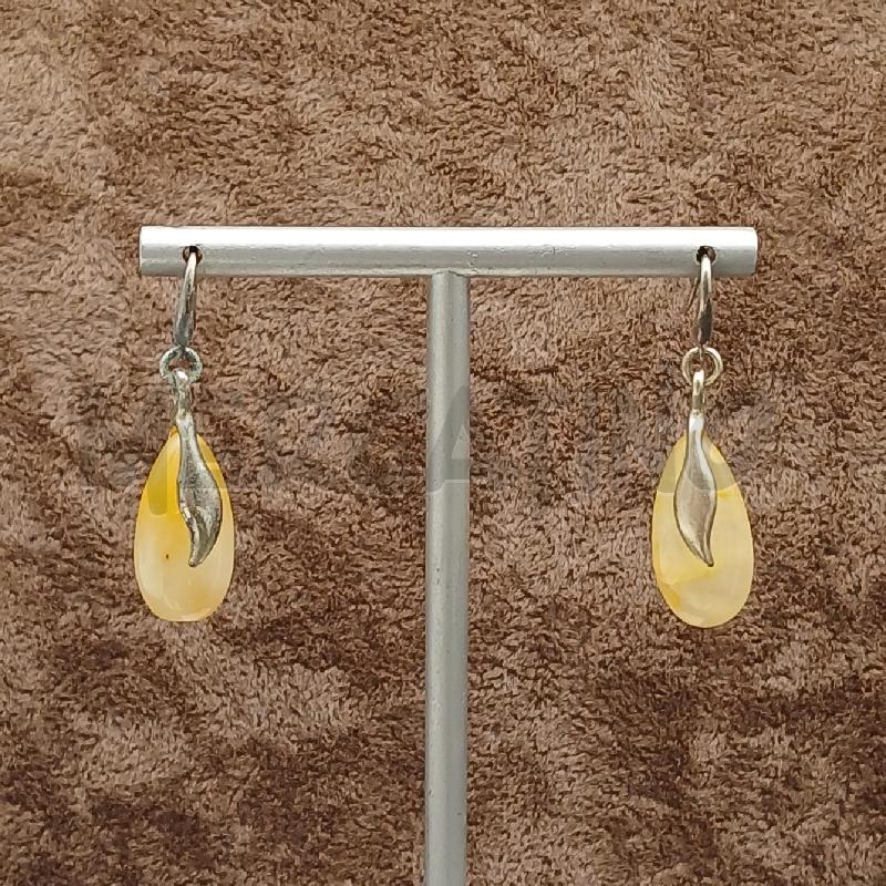 ORECCHINI PEND MONET GOCCIA BEIGE | Mercatino dell'Usato Roma garbatella 1