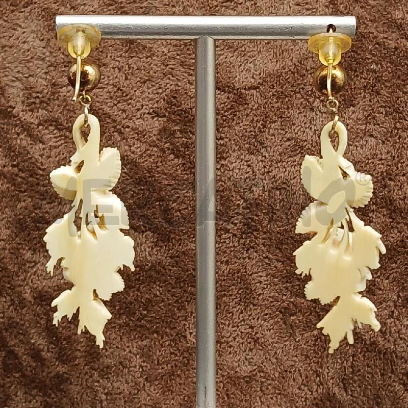 ORECCHINI ROSE BEIGE | Mercatino dell'Usato Roma garbatella 4