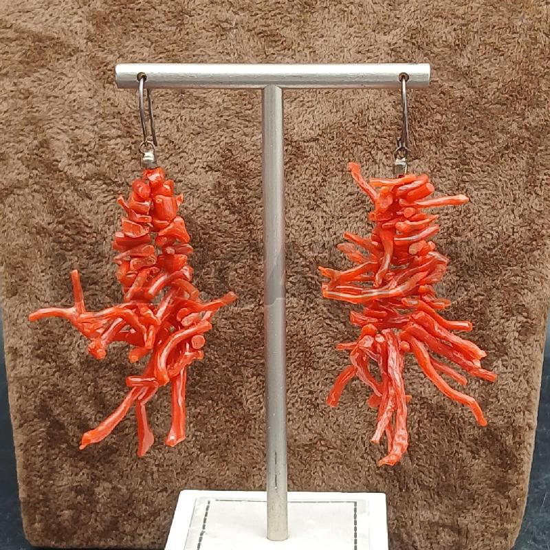 ORECCHINI ROSSO COR | Mercatino dell'Usato Roma garbatella 1