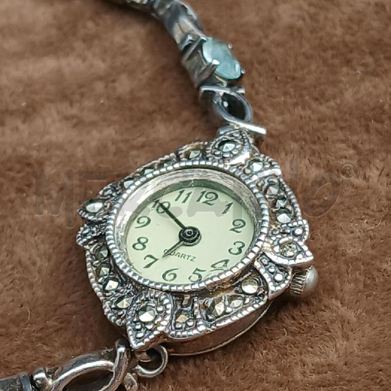 OROLOGIO DA POLSO ARG DET PIETRE CELESTE  | Mercatino dell'Usato Roma garbatella 2