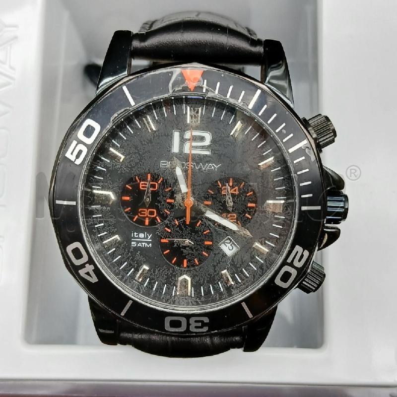 OROLOGIO DA POLSO BROSWAY NERO ARANCIO | Mercatino dell'Usato Roma garbatella 2