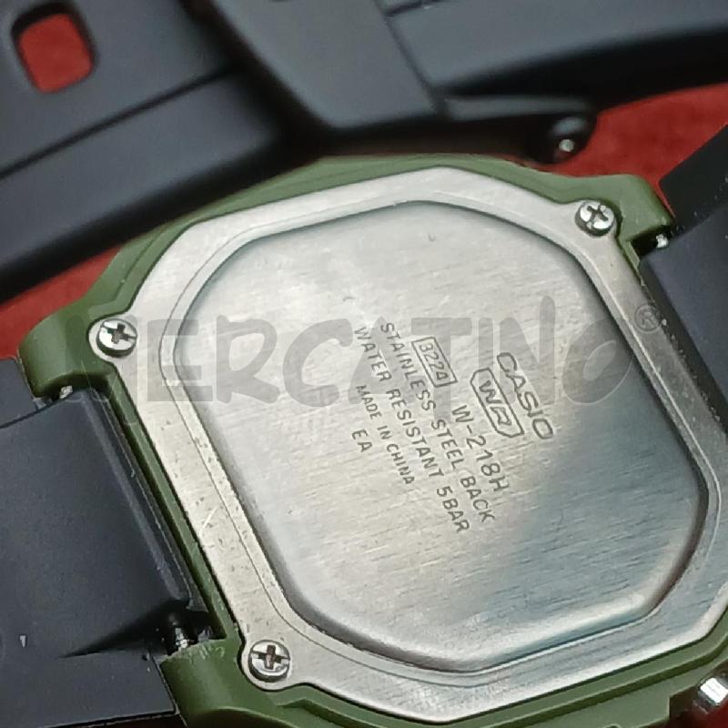OROLOGIO DA POLSO CASIO VERDE E NERO  | Mercatino dell'Usato Roma garbatella 3