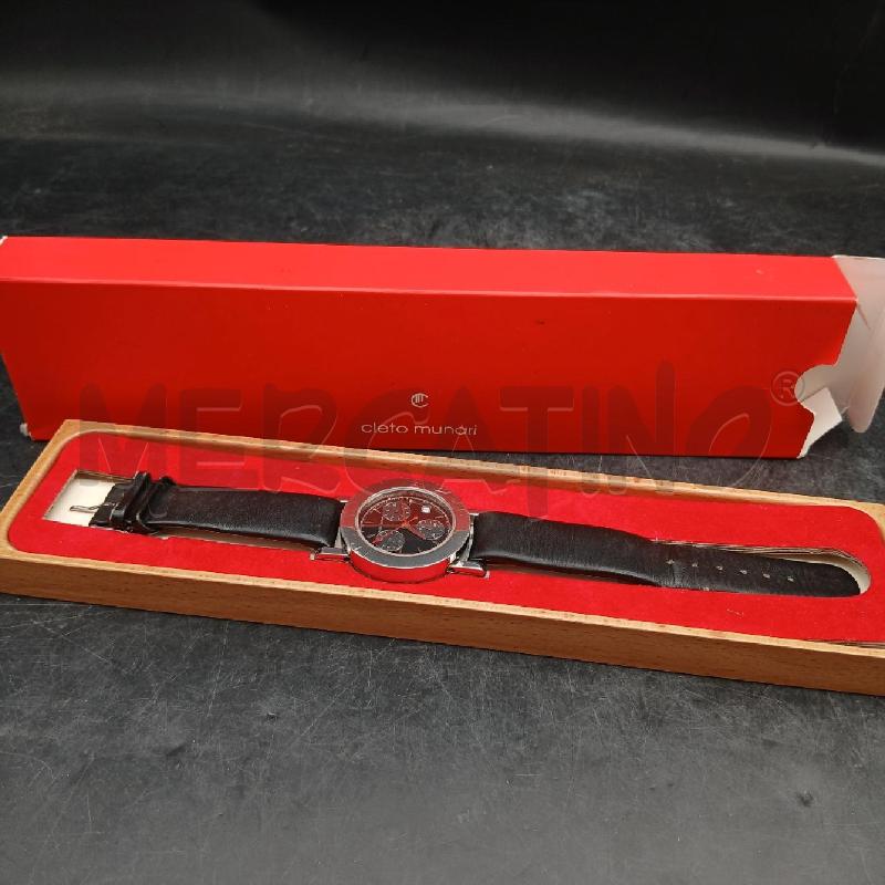 OROLOGIO DA POLSO CLETO MUNARI NERO  | Mercatino dell'Usato Roma garbatella 1