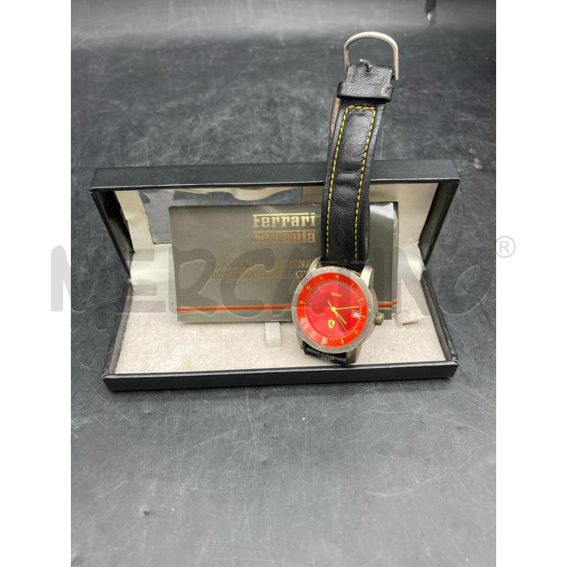 OROLOGIO DA POLSO FERRARI ROSSO  | Mercatino dell'Usato Roma garbatella 1