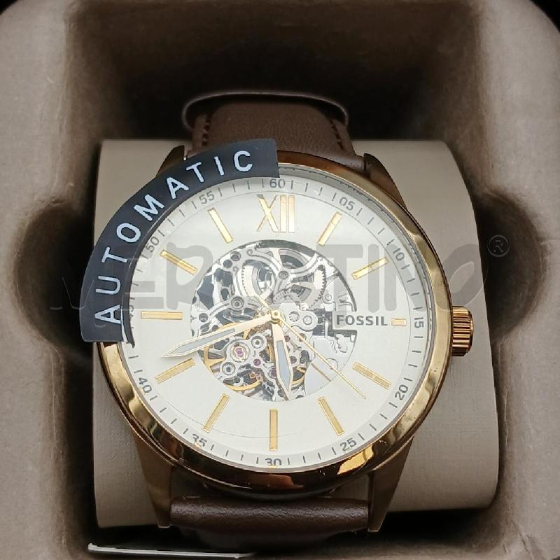 OROLOGIO DA POLSO FOSSIL AUTOMATIC MARRONE E DORATO  | Mercatino dell'Usato Roma garbatella 2