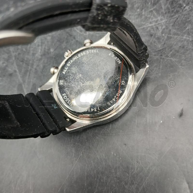 OROLOGIO DA POLSO FOSSIL NERO RIGHE BLU  | Mercatino dell'Usato Roma garbatella 4