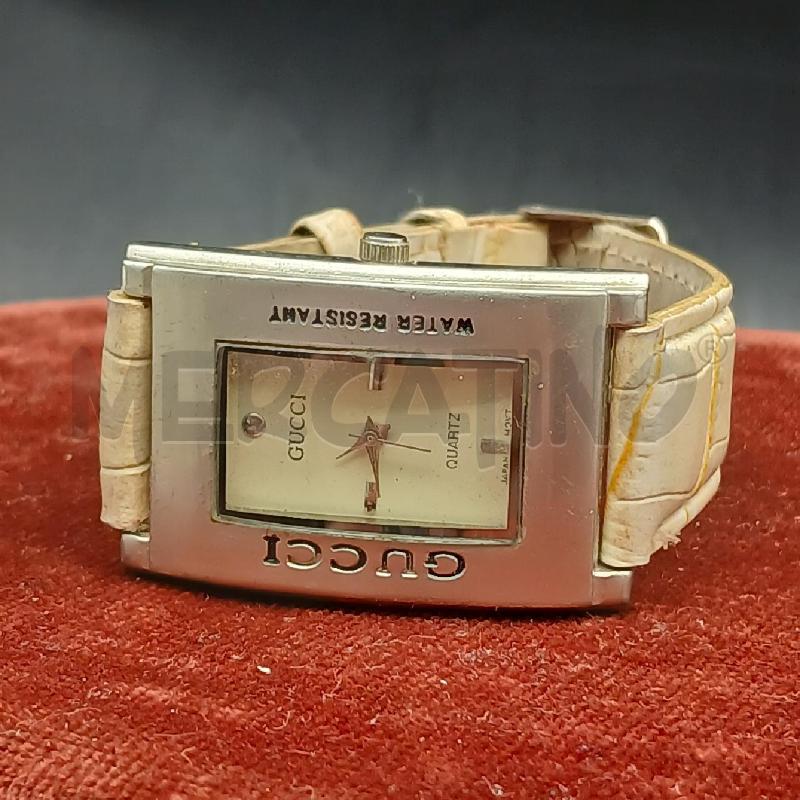 OROLOGIO DA POLSO GUCCI BEIGE  | Mercatino dell'Usato Roma garbatella 1
