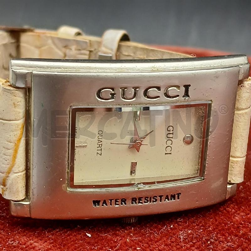 OROLOGIO DA POLSO GUCCI BEIGE  | Mercatino dell'Usato Roma garbatella 4