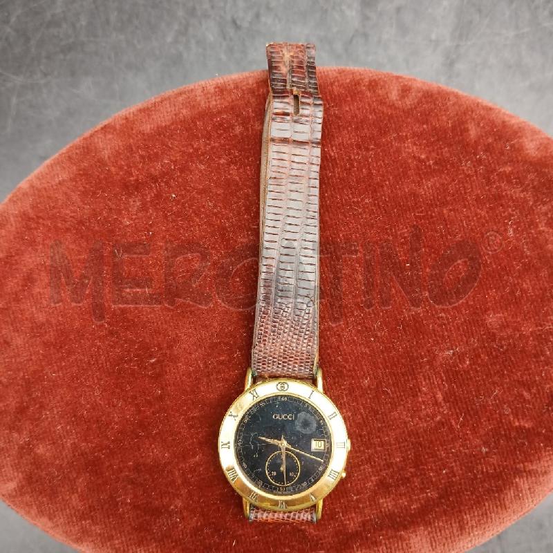 OROLOGIO DA POLSO GUCCI NERO  | Mercatino dell'Usato Roma garbatella 1