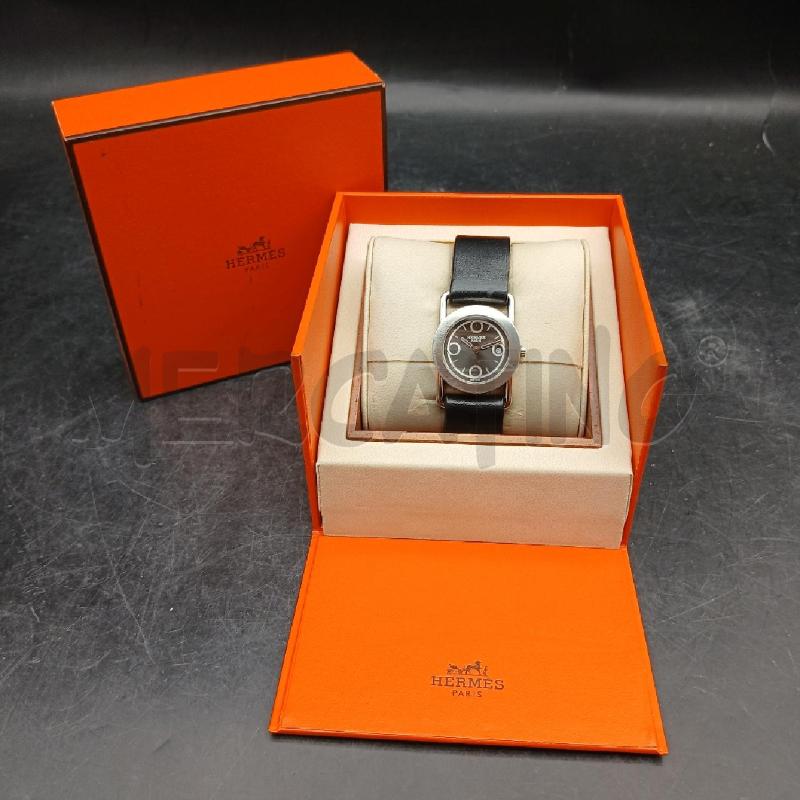 OROLOGIO DA POLSO HERMES BARENIA NERO   | Mercatino dell'Usato Roma garbatella 1