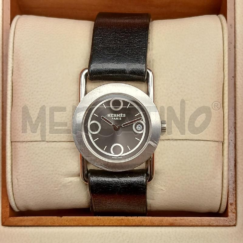 OROLOGIO DA POLSO HERMES BARENIA NERO   | Mercatino dell'Usato Roma garbatella 2