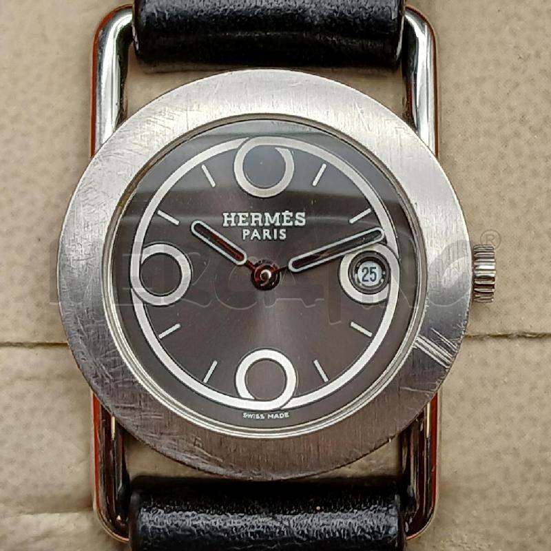 OROLOGIO DA POLSO HERMES BARENIA NERO   | Mercatino dell'Usato Roma garbatella 3