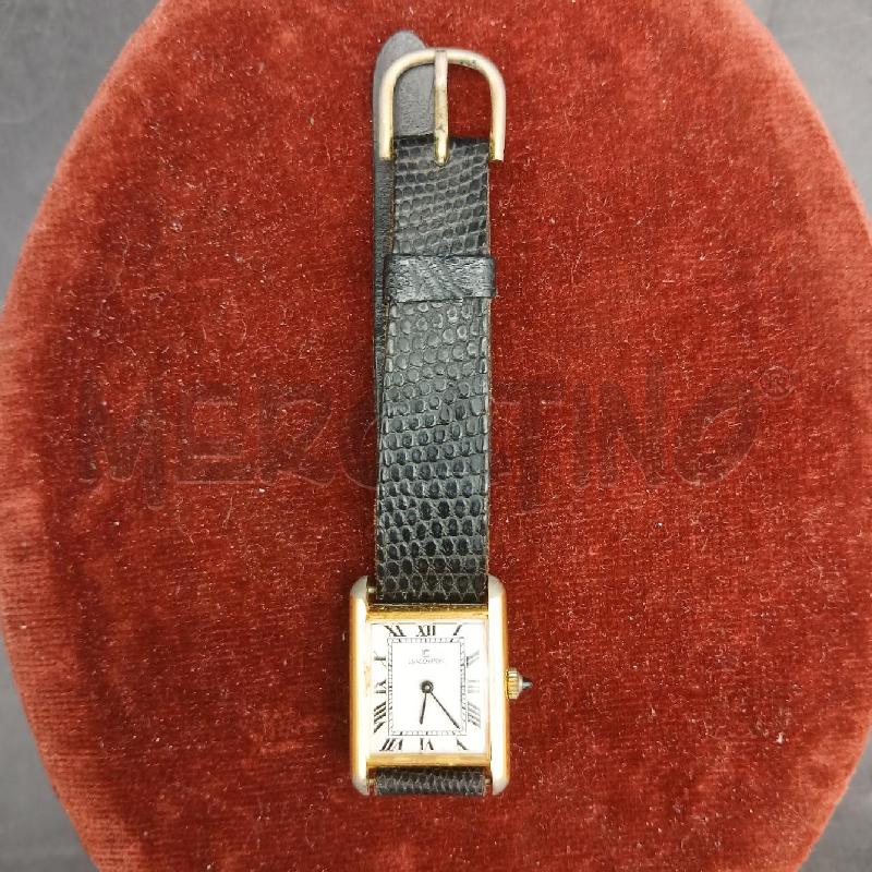 OROLOGIO DA POLSO LONGCHAMP DORATO RETTANGOLO | Mercatino dell'Usato Roma garbatella 1