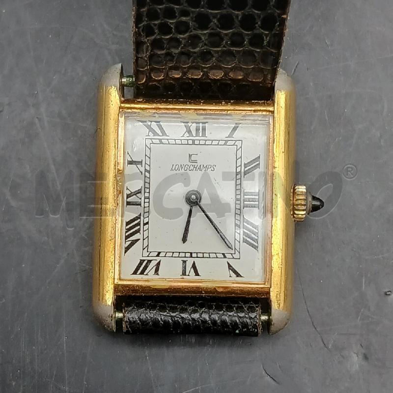OROLOGIO DA POLSO LONGCHAMP DORATO RETTANGOLO | Mercatino dell'Usato Roma garbatella 2