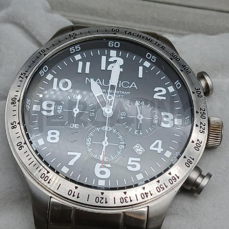 OROLOGIO DA POLSO NAUTICA NERO BIANCO  | Mercatino dell'Usato Roma garbatella 2