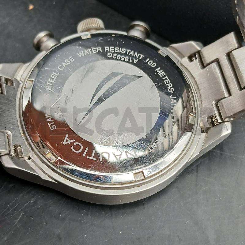 OROLOGIO DA POLSO NAUTICA NERO BIANCO  | Mercatino dell'Usato Roma garbatella 4