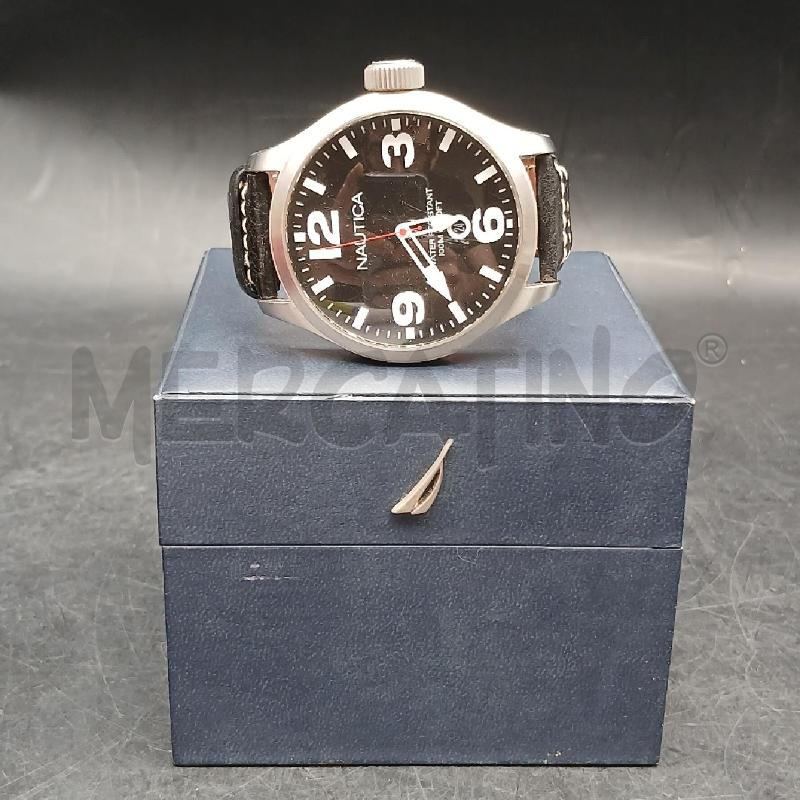 OROLOGIO DA POLSO NAUTICA NERO BIANCO  | Mercatino dell'Usato Roma garbatella 1