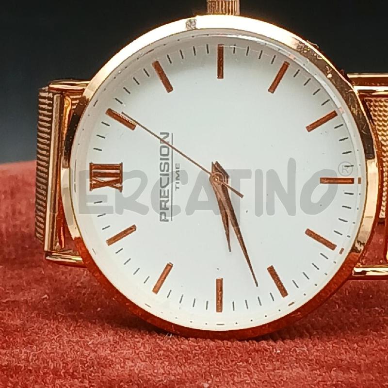 OROLOGIO DA POLSO PRECISION ROSEGOLD QUADRANTE BIANCO  | Mercatino dell'Usato Roma garbatella 2