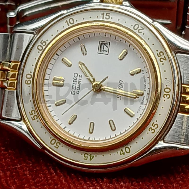 OROLOGIO DA POLSO SEIKO BIANCO DORATO  | Mercatino dell'Usato Roma garbatella 2