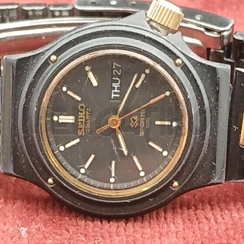 OROLOGIO DA POLSO SEIKO NERO PROF DOR | Mercatino dell'Usato Roma garbatella 2