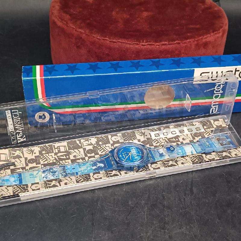 OROLOGIO DA POLSO SWATCH 100 ANNI NAZIONALE  | Mercatino dell'Usato Roma garbatella 1