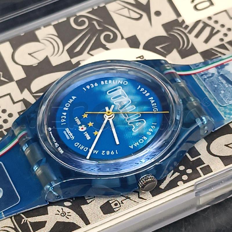 OROLOGIO DA POLSO SWATCH 100 ANNI NAZIONALE  | Mercatino dell'Usato Roma garbatella 2