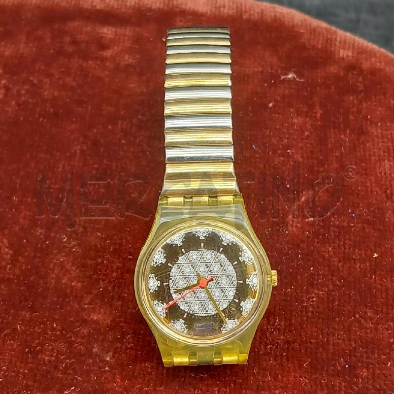 OROLOGIO DA POLSO SWATCH DORATO  | Mercatino dell'Usato Roma garbatella 1
