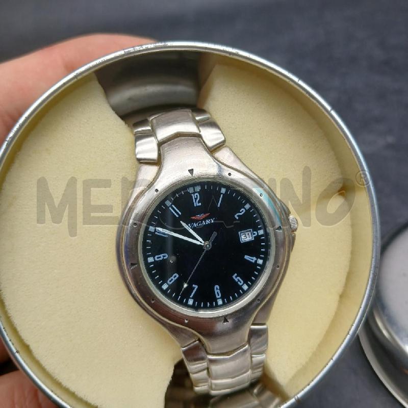 OROLOGIO DA POLSO VAGARY NERO | Mercatino dell'Usato Roma garbatella 2