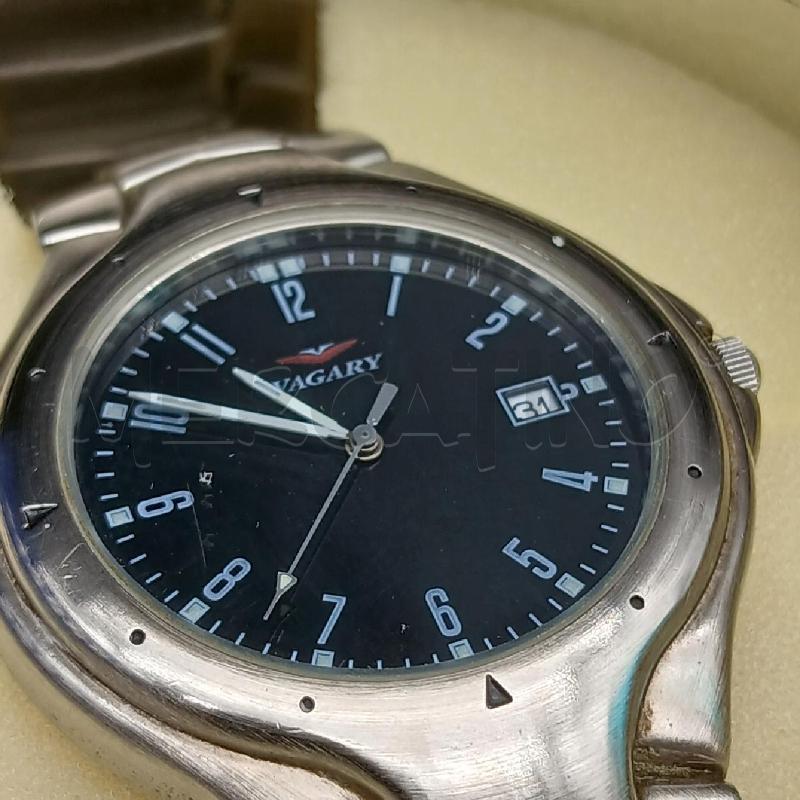 OROLOGIO DA POLSO VAGARY NERO | Mercatino dell'Usato Roma garbatella 3
