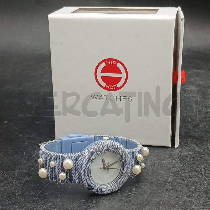 OROLOGIO HIP HOP DENIM PERLINE | Mercatino dell'Usato Roma garbatella 1