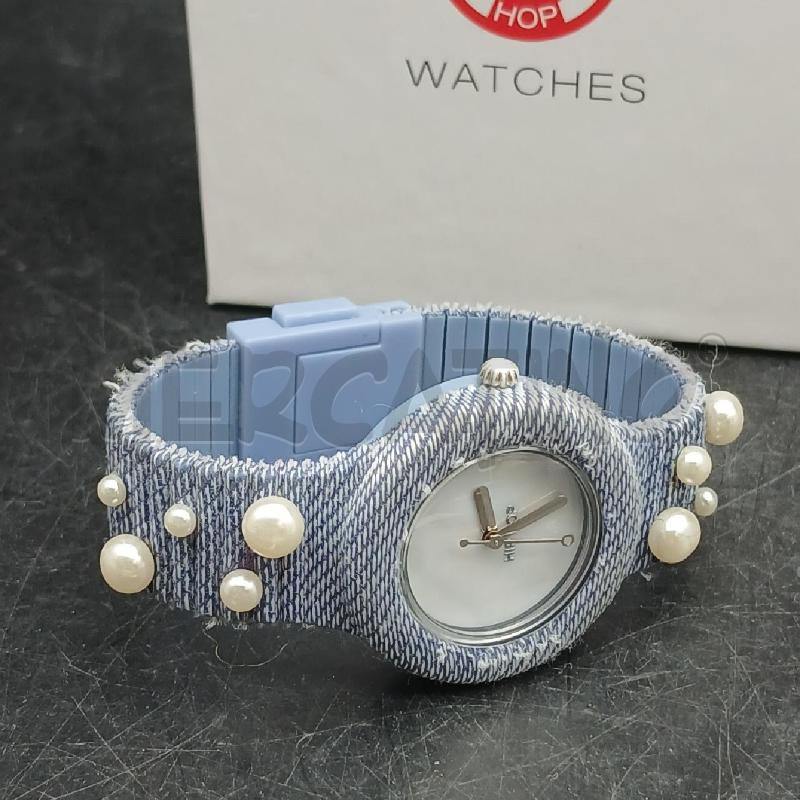 OROLOGIO HIP HOP DENIM PERLINE | Mercatino dell'Usato Roma garbatella 2