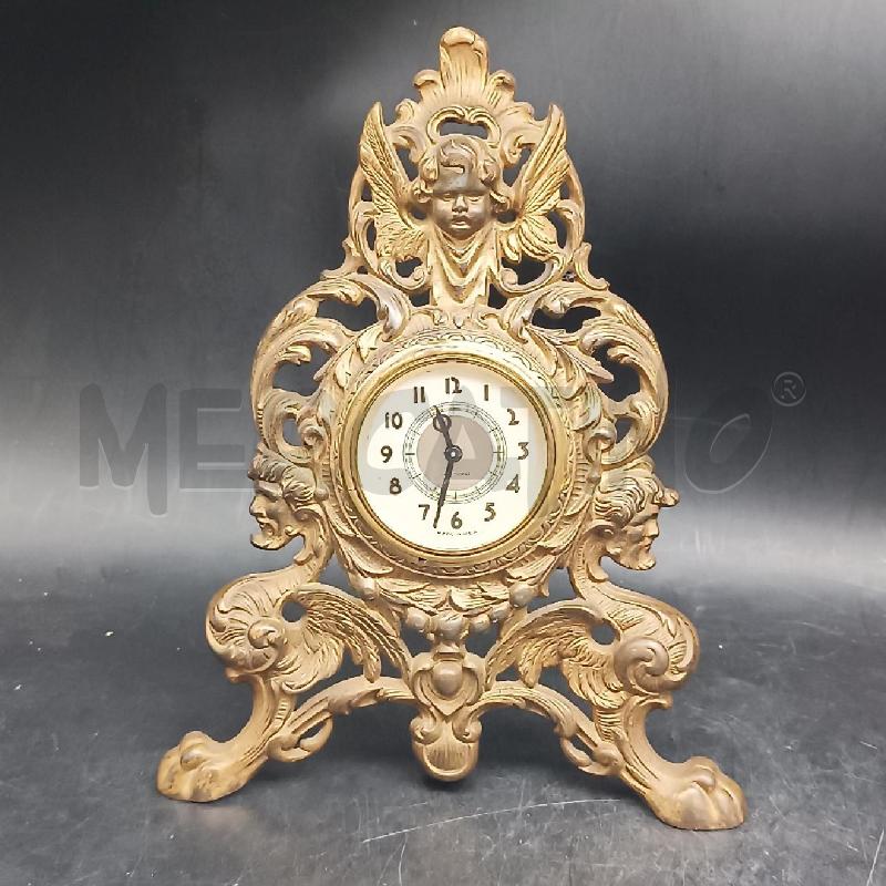 OROLOGIO METALLO DORATO PUTTO | Mercatino dell'Usato Roma garbatella 1