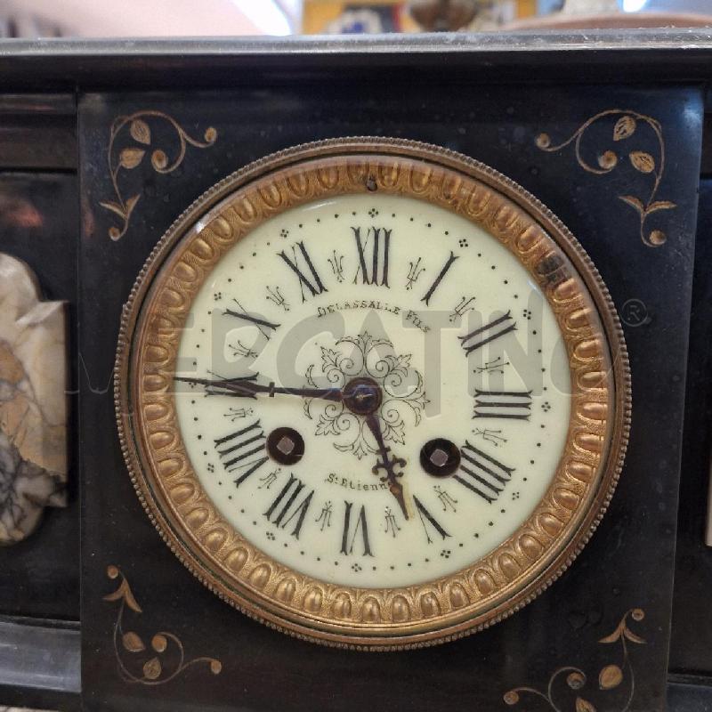 OROLOGIO TRITTICO MARMO NERO  | Mercatino dell'Usato Roma garbatella 2