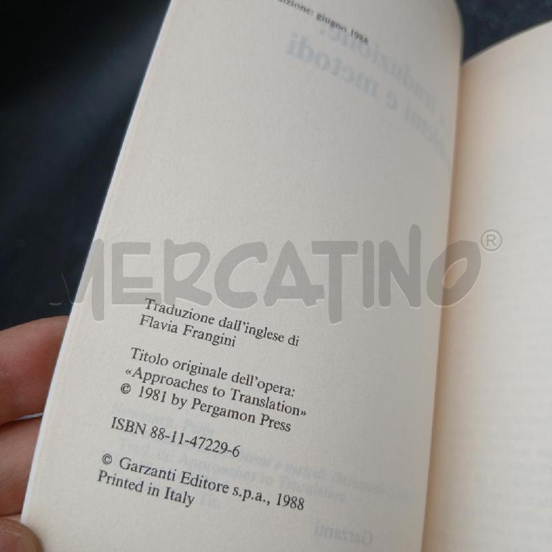 P. NEWMARK LA TRADUZIONE PROBLEMI E METODI | Mercatino dell'Usato Roma garbatella 3