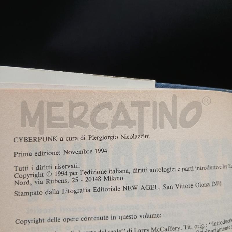 P. NICOLAZZINI CYBERPUNK | Mercatino dell'Usato Roma garbatella 4