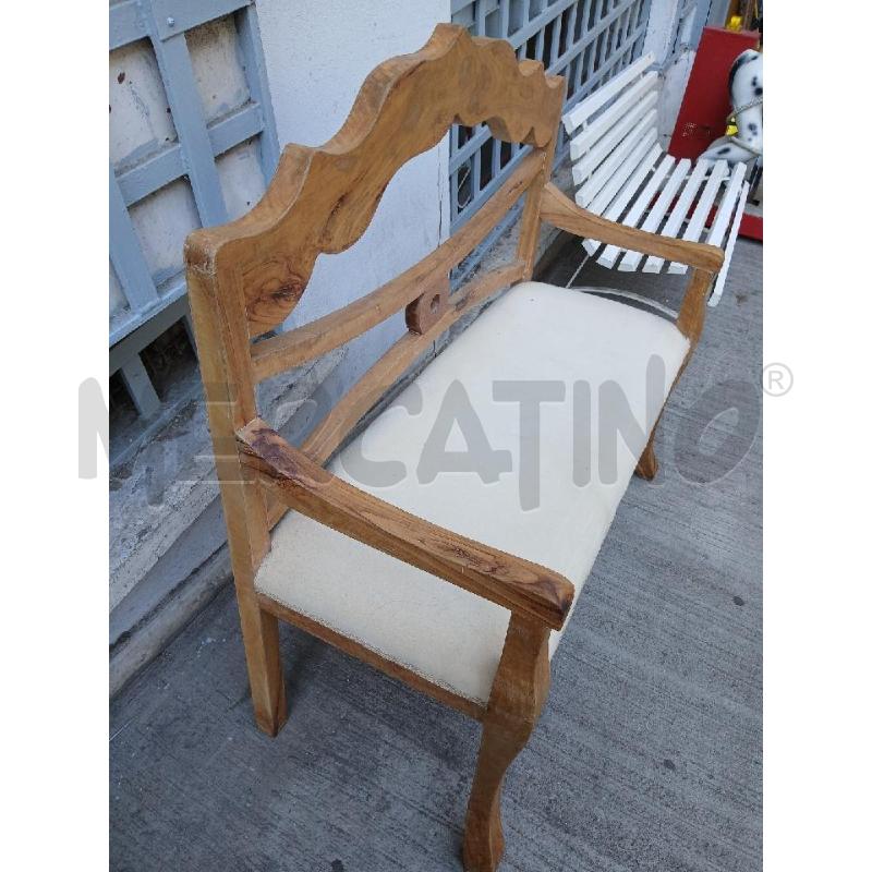 PANCA SEDUTA BEIGE ULIVO | Mercatino dell'Usato Roma garbatella 2