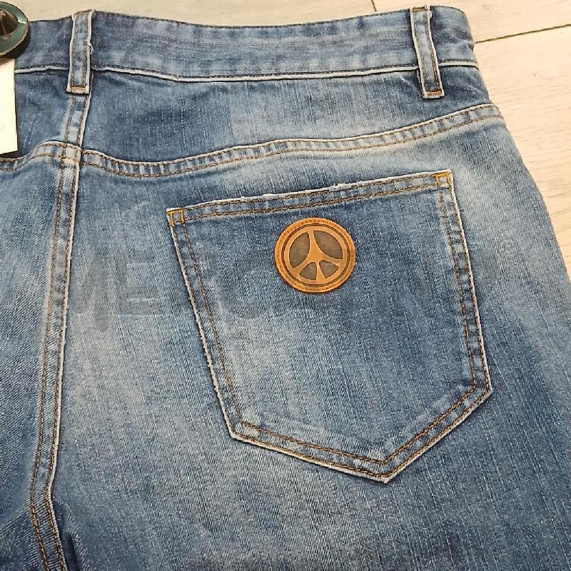 PANTALONCINO U LOVE MOSCHINO DENIM BLU  | Mercatino dell'Usato Roma garbatella 3